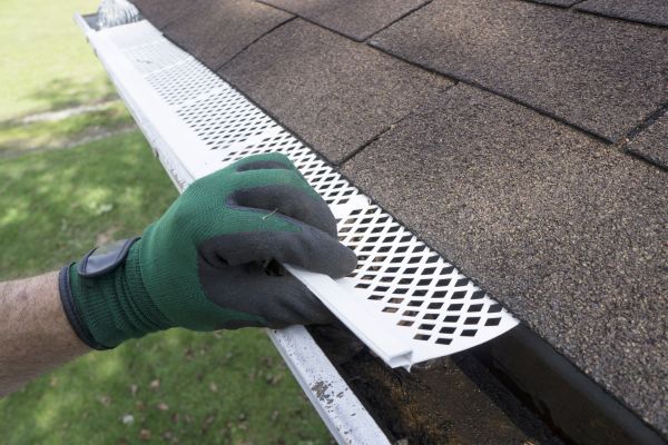 Gutter Cap Installation in Mount Holly